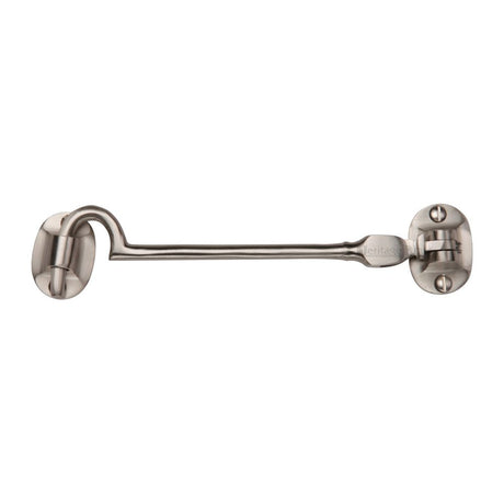 This is an image of a Heritage Brass - Cabin Hook 6" Satin Nickel Finish, c1530-6-sn that is available to order from Trade Door Handles in Kendal.