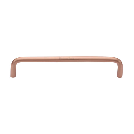 This is an image of a Heritage Brass - Cabinet Pull Wire Design 152mm CTC Satin Rose Gold Finish, c2155-152-srg that is available to order from Trade Door Handles in Kendal.
