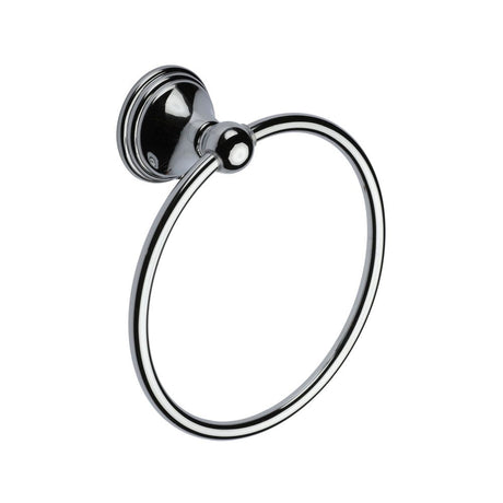 This is an image of a M.Marcus - Towel ring Polished Chrome Finish, cam-ring-pc that is available to order from Trade Door Handles in Kendal.