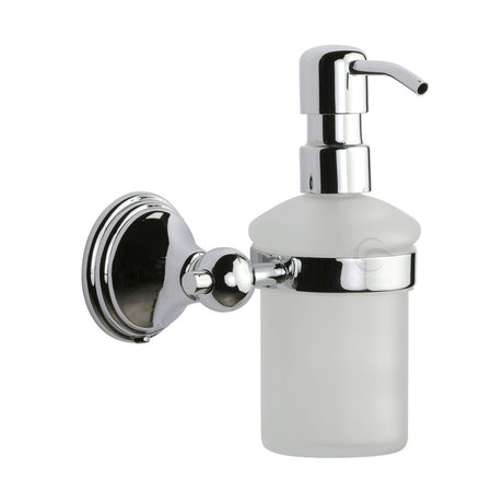 This is an image of a M.Marcus - Soap dispenser with high quality pump Polished Chrome Finish, cam-soap-pc that is available to order from Trade Door Handles in Kendal.
