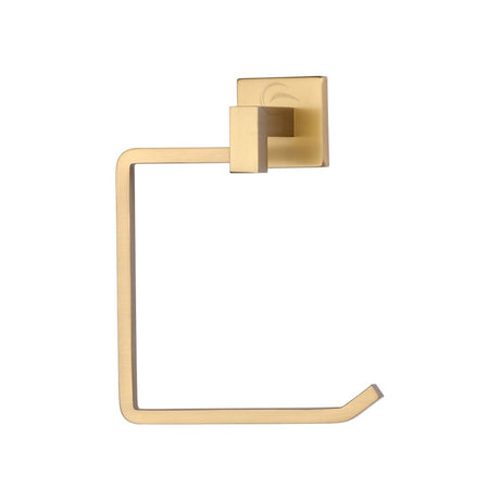 This is an image of a M.Marcus - Towel ring Satin Brass Finish, che-ring-sb that is available to order from Trade Door Handles in Kendal.