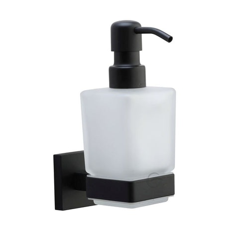This is an image of a M.Marcus - Soap dispenser with high quality SS304 pump Matt Black Finish, che-soap-blk that is available to order from Trade Door Handles in Kendal.