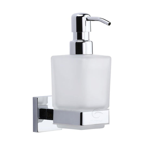 This is an image of a M.Marcus - Soap dispenser with high quality SS304 pump Polished Chrome Finish, che-soap-pc that is available to order from Trade Door Handles in Kendal.