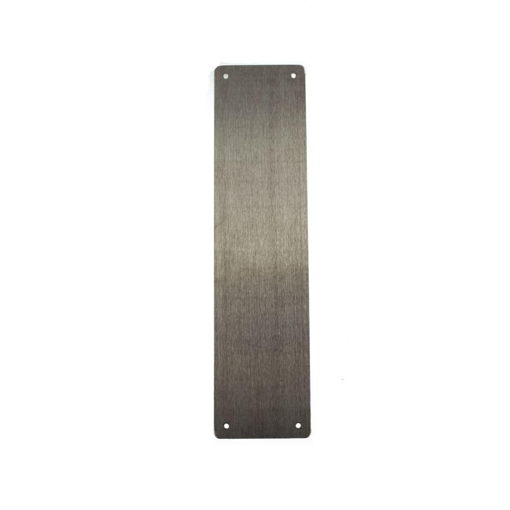 This is an image of CleanTouch Finger Plate Pre drilled with screws 300mm x 75mm - SSS available to order from Trade Door Handles.