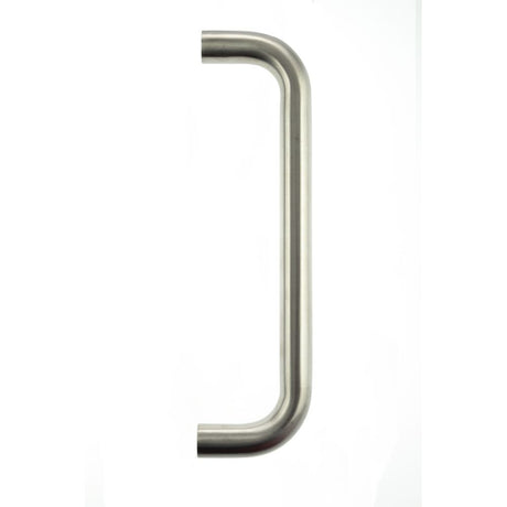 This is an image of CleanTouch Pull Handle [Bolt Through] 300mm x 19mm - Satin Stainless Steel available to order from Trade Door Handles.