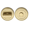This is an image of a Heritage Brass - Round Turn & Release Cylinder with stepped edge Satin, erd7030-sb that is available to order from Trade Door Handles in Kendal.
