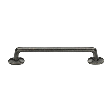 This is an image of a M.Marcus - Rustic Pewter Cabinet Pull Traditional Design 192mm CTC, rpw376-192 that is available to order from Trade Door Handles in Kendal.
