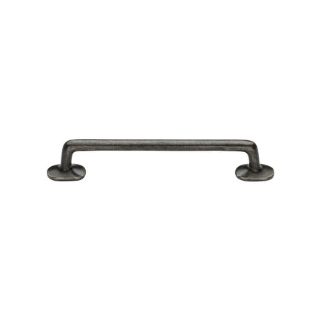 This is an image of a M.Marcus - Rustic Pewter Cabinet Pull Traditional Design 96mm CTC, rpw376-96 that is available to order from Trade Door Handles in Kendal.