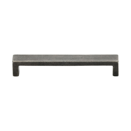 This is an image of a M.Marcus - Rustic Pewter Cabinet Pull Wide Metro Design 160mm CTC, rpw4338-160 that is available to order from Trade Door Handles in Kendal.