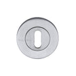 This is an image of a Heritage Brass - Key Escutcheon Satin Chrome finish, rs2000-sc that is available to order from Trade Door Handles in Kendal.