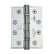 This is an image of a Stainless Steel Line Hinge Stainless Steel 4 x 3 x 3 Polished finish, ss-4x3-p that is available to order from Trade Door Handles in Kendal.