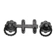 This is an image of a The Tudor Collection - Gate Latch Black Iron, tc543 that is available to order from Trade Door Handles in Kendal.