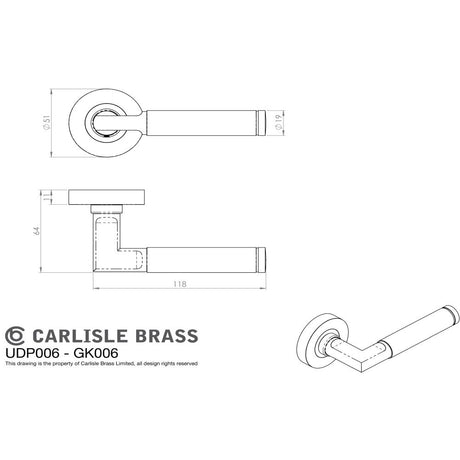 This image is a line drwaing of a Carlisle Brass - Belas Latch Pack - Ultimate Door Pack - Satin Nickel / Polished available to order from Trade Door Handles in Kendal