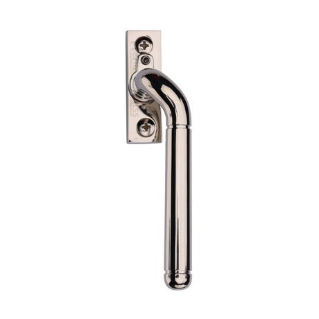 This is an image of a Heritage Brass - Lockable Espagnolette Right Handed Polished Nickel finish, v1006l-rh-pnf that is available to order from Trade Door Handles in Kendal.