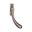 This is an image of a Heritage Brass - Right-Handed Espagnolette Handle Ball Design Satin Nickel finish, v1009l-rh-sn that is available to order from Trade Door Handles in Kendal.