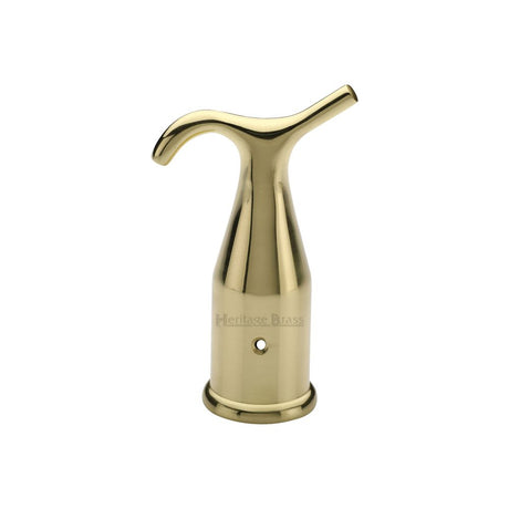 This is an image of a Heritage Brass - Pole Hook Polished Brass Finish, v1116-pb that is available to order from Trade Door Handles in Kendal.