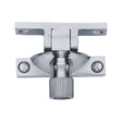 This is an image of a Heritage Brass - Narrow Brighton Sash Fastener Satin Chrome finish, v2054-sc that is available to order from Trade Door Handles in Kendal.