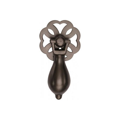 This is an image of a Heritage Brass - Cabinet Drop Pull Matt Bronze Finish, v5025-mb that is available to order from Trade Door Handles in Kendal.