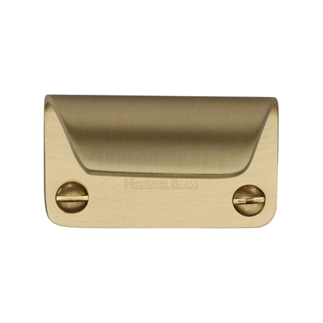 This is an image of a Heritage Brass - Sash Lift 65mm Satin Brass finish, v7116-65-sb that is available to order from Trade Door Handles in Kendal.