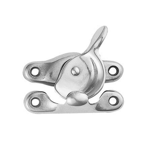This is an image of a Carlisle Brass - Fitch Pattern Sash Fastener - Satin Chrome that is availble to order from Trade Door Handles in Kendal.