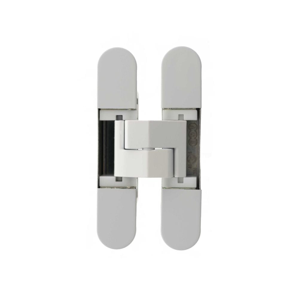 AGB Hinges White / Concealed Hinges / 4" x (102mm) AGB Eclipse Fire Rated Adjustable Concealed Hinge - White