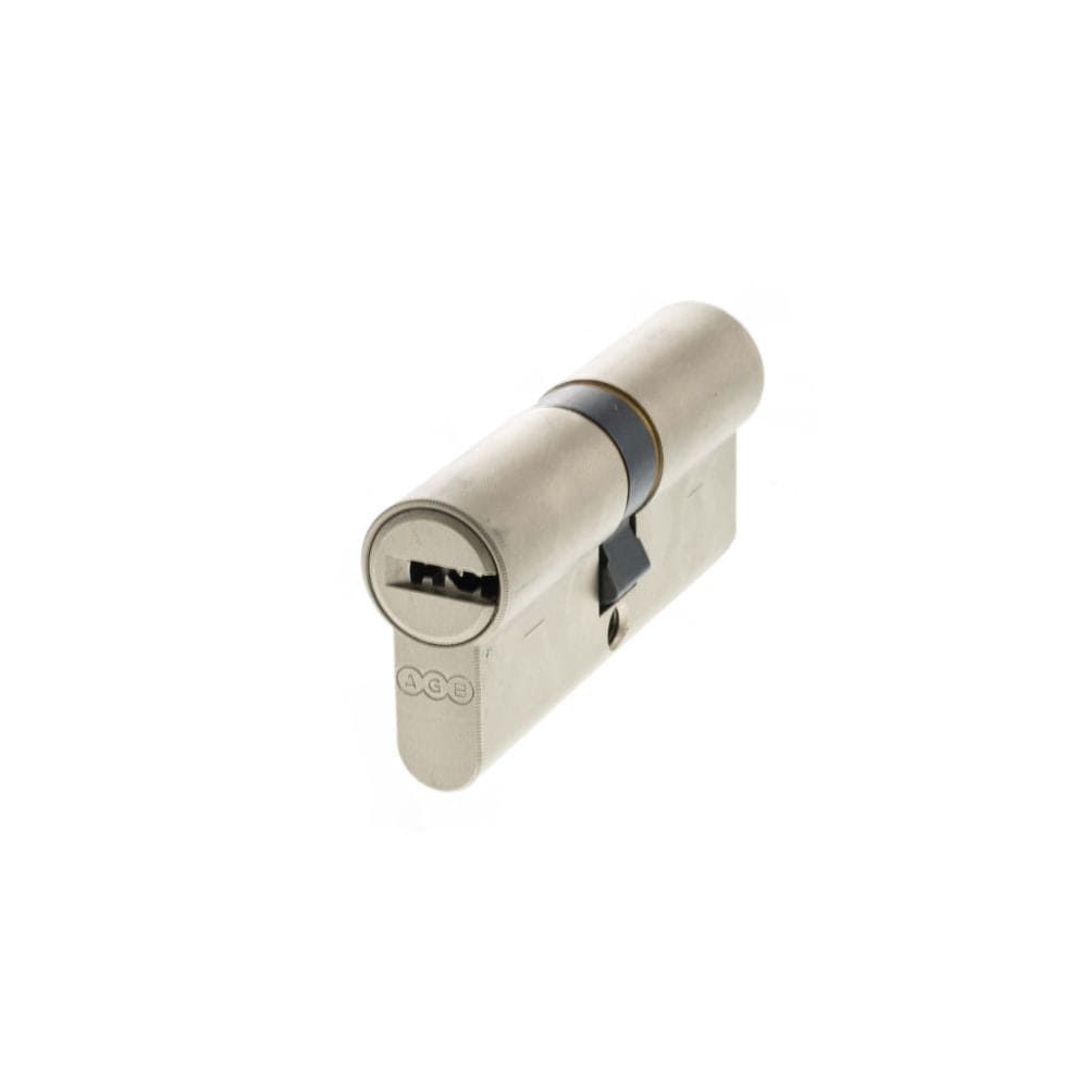 AGB Locks & Latches 35 x 35mm / Satin Nickel / Euro Double Cylinders AGB Euro Profile 15 Pin Double Cylinder 35-35mm (70mm) - Satin Nickel
