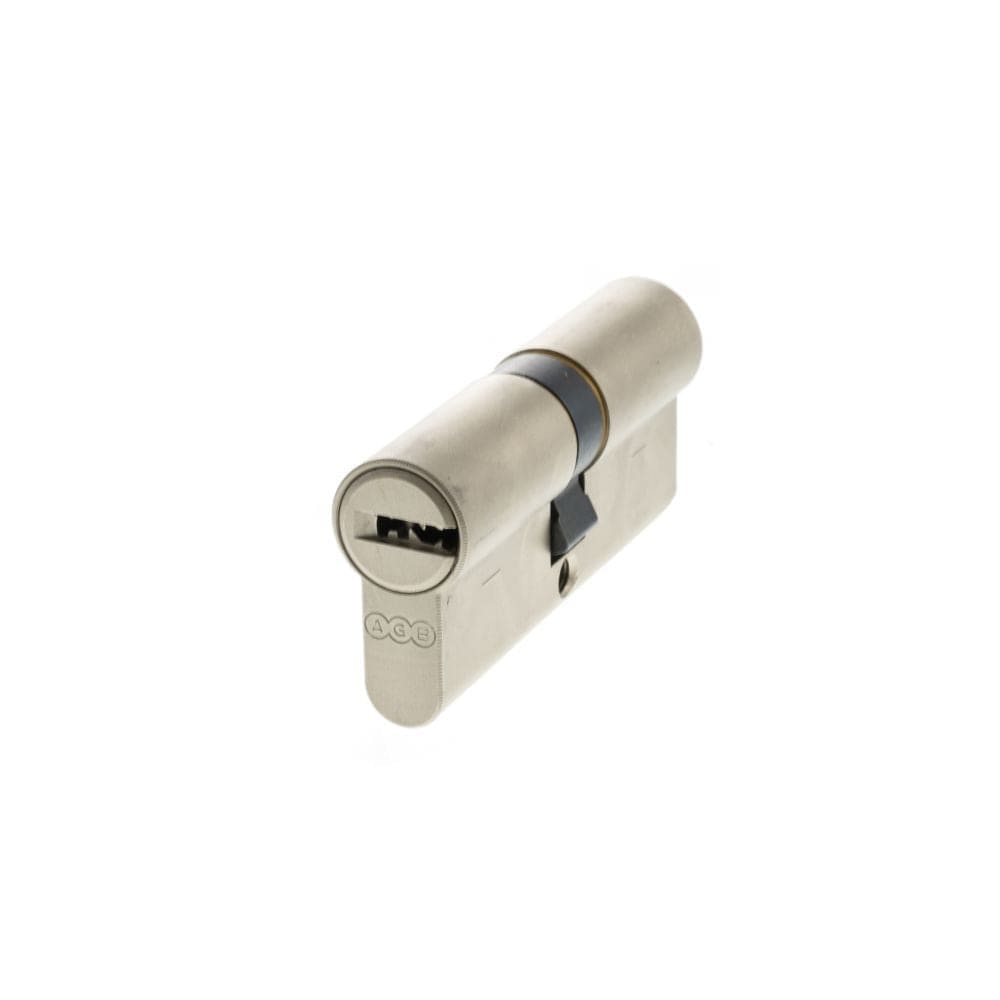 AGB Locks & Latches 35 x 35mm / Satin Nickel / Euro Double Cylinders AGB Euro Profile 15 Pin Double Cylinder 35-35mm (70mm) - Satin Nickel