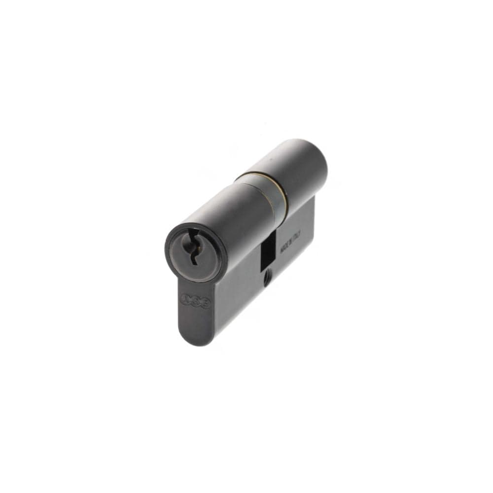 AGB Locks & Latches 35 x 35mm / Matt Black / Euro Double Cylinders AGB Euro Profile 5 Pin Double Cylinder Keyed Alike 35-35mm (70mm) - Matt Black