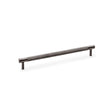 Alexander & Wilks Cabinet Hardware Dark Bronze PVD / Cabinet Pull Handles / 224mm Alexander & Wilks Brunel Knurled T-Bar Cupboard Handle - Dark Bronze Finish - Centres 224mm