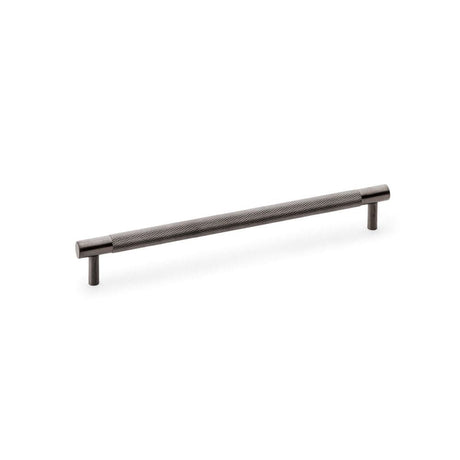 Alexander & Wilks Cabinet Hardware Dark Bronze PVD / Cabinet Pull Handles / 224mm Alexander & Wilks Brunel Knurled T-Bar Cupboard Handle - Dark Bronze Finish - Centres 224mm