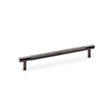 Alexander & Wilks Cabinet Hardware Dark Bronze PVD / Cabinet Pull Handles / 160mm Alexander & Wilks Brunel Knurled T-Bar Cupboard Handle - Dark Bronze PVD - Centres 160mm
