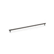 Alexander & Wilks Cabinet Hardware Dark Bronze PVD / Cabinet Pull Handles / 448mm Alexander & Wilks Brunel Knurled T-Bar Cupboard Handle - Dark Bronze PVD - Centres 448mm
