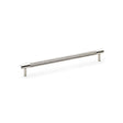 Alexander & Wilks Cabinet Hardware Polished Nickel / Cabinet Pull Handles / 224mm Alexander & Wilks Brunel Knurled T-Bar Cupboard Handle - Polished Nickel - Centres 224mm