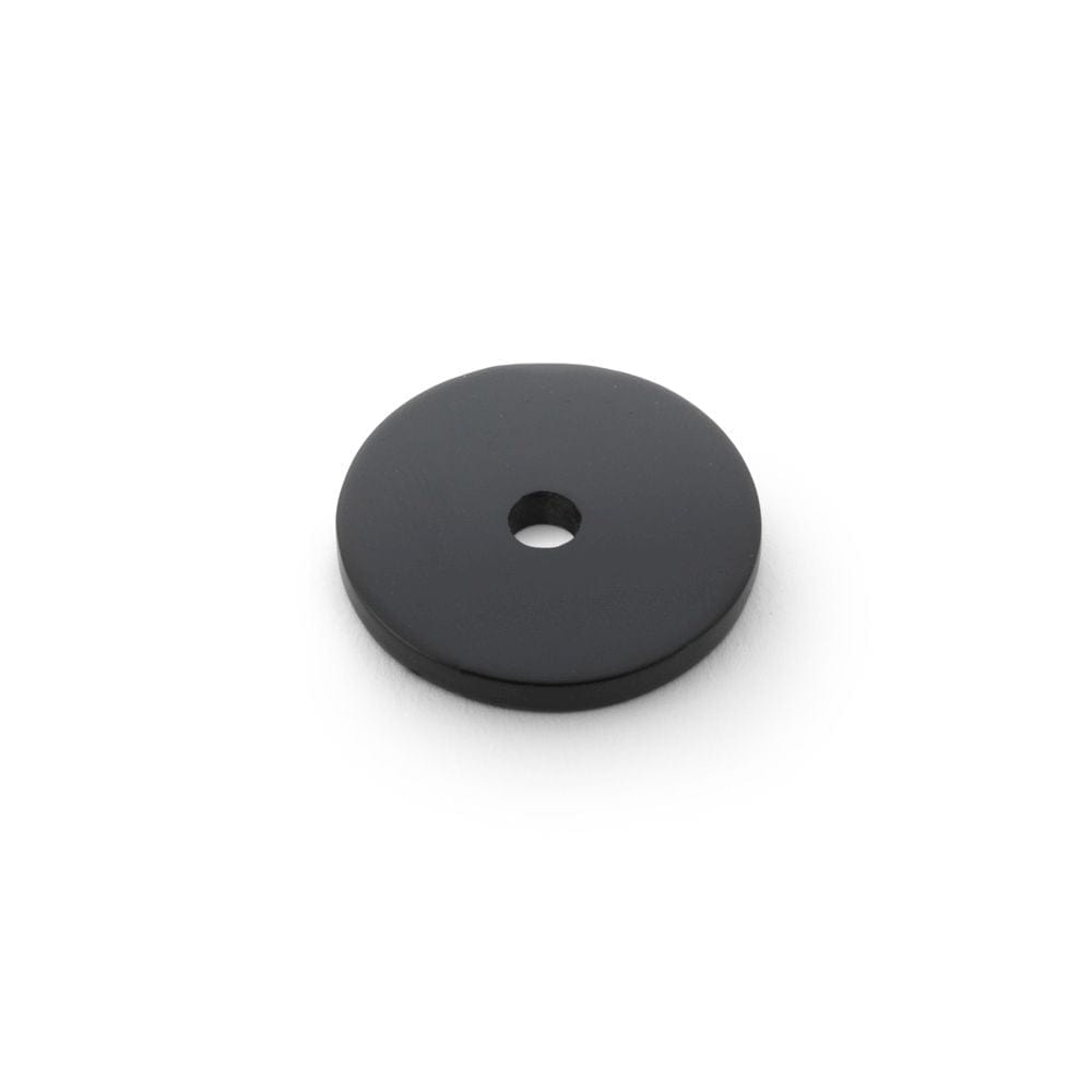 Alexander & Wilks Cabinet Hardware Black / Cabinet Knob/Pull Backplates Alexander & Wilks Circular Backplate - Black - Diameter 25mm