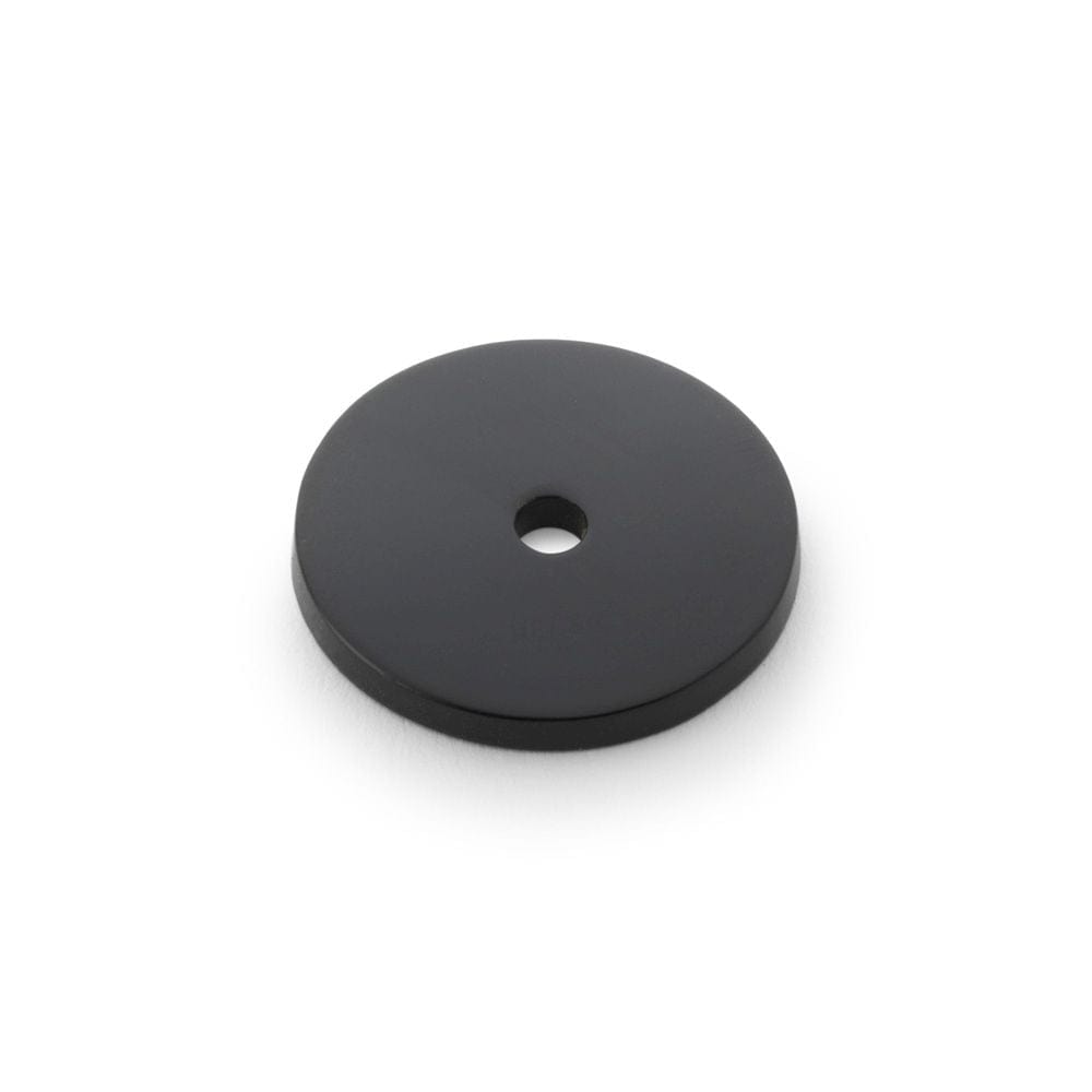 Alexander & Wilks Cabinet Hardware Black / Cabinet Knob/Pull Backplates Alexander & Wilks Circular Backplate - Black - Diameter 30mm