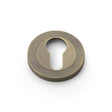 Alexander & Wilks Door Furniture Italian Brass / Euro Profile Escutcheons Alexander & Wilks Concealed Fix Escutcheon Euro Profile - Italian Brass