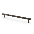 Alexander & Wilks Cabinet Hardware Dark Bronze PVD / Cabinet Pull Handles / 224mm Alexander & Wilks Crispin Bamboo T-bar Cupboard Pull Handle - Dark Bronze PVD - 224mm Centres