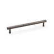Alexander & Wilks Cabinet Hardware Dark Bronze PVD / Cabinet Pull Handles / 224mm Alexander & Wilks Crispin Knurled T-bar Cupboard Pull Handle - Dark Bronze PVD - Centres 224mm