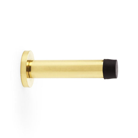 Alexander & Wilks Door Furniture Polished Brass Lacquered / Projection Door Stop Alexander & Wilks Cylinder Projection Door Stop on Rose - Polished Brass Lacquered
