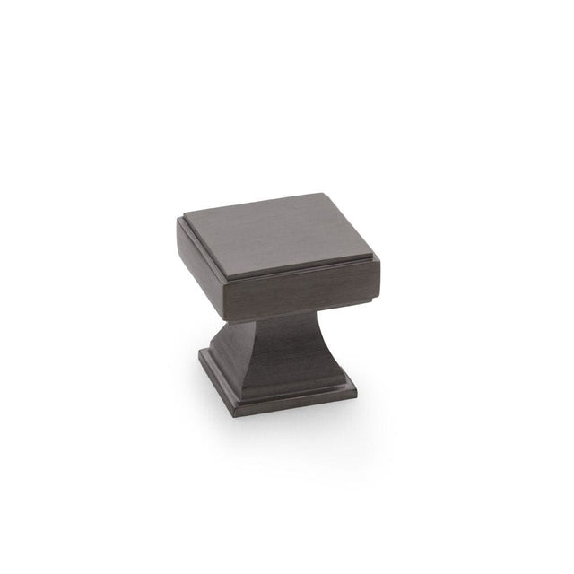 Alexander & Wilks Cabinet Hardware Dark Bronze PVD / Cabinet Knobs Alexander & Wilks Jesper Square Cupboard Knob - Dark Bronze PVD