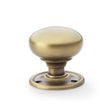 Alexander & Wilks Door Furniture Antique Brass / Mortice Knobs Alexander & Wilks Kershaw Door Knob - Antique Brass - Knob 51mm