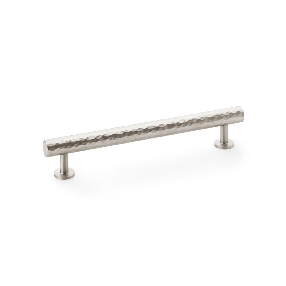 Alexander & Wilks Cabinet Hardware Satin Nickel / Cabinet Pull Handles Alexander & Wilks Leila Hammered Cabinet Pull - Satin Nickel