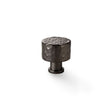 Alexander & Wilks Cabinet Hardware Dark Bronze / Cabinet Knobs / 30mm Dia. Alexander & Wilks Leila Hammered Cupboard Knob - Dark Bronze - 30mm