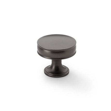 Alexander & Wilks Cabinet Hardware Dark Bronze / Cabinet Knobs / 38mm Dia. Alexander & Wilks Lynd Cupboard Knob - Dark Bronze - 38mm