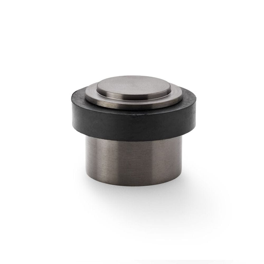 Alexander & Wilks Door Furniture Dark Bronze PVD / Floor Door Stop Alexander & Wilks Plain Floor Mounted Door Stop - Dark Bronze PVD