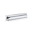 Alexander & Wilks Cabinet Hardware Polished Chrome / Cabinet Cup Pulls / 203mm Alexander & Wilks Quantock Cup Pull Handle - Polished Chrome - Centres 203mm