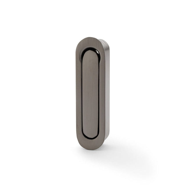 Alexander & Wilks Door Furniture Dark Bronze PVD / Door Edge Pull / Radius Alexander & Wilks Radius Sliding Door Edge Pull - Dark Bronze PVD