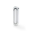 Alexander & Wilks Door Furniture Polished Chrome / Door Edge Pull / Radius Alexander & Wilks Radius Sliding Door Edge Pull - Polished Chrome