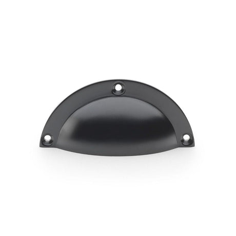 Alexander & Wilks Cabinet Hardware Black / Cabinet Cup Pulls Alexander & Wilks Raoul Cup Handle - Black