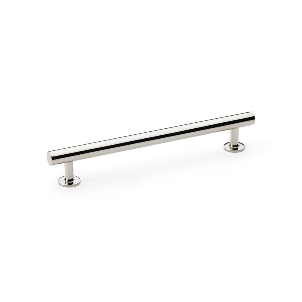 Alexander & Wilks Cabinet Hardware Polished Nickel / Cabinet Pull Handles / 160mm Alexander & Wilks Round T-Bar Cabinet Pull Handle - Polished Nickel - Centres 160mm